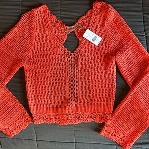 Willow and Root (Buckle) - Open back crochet top